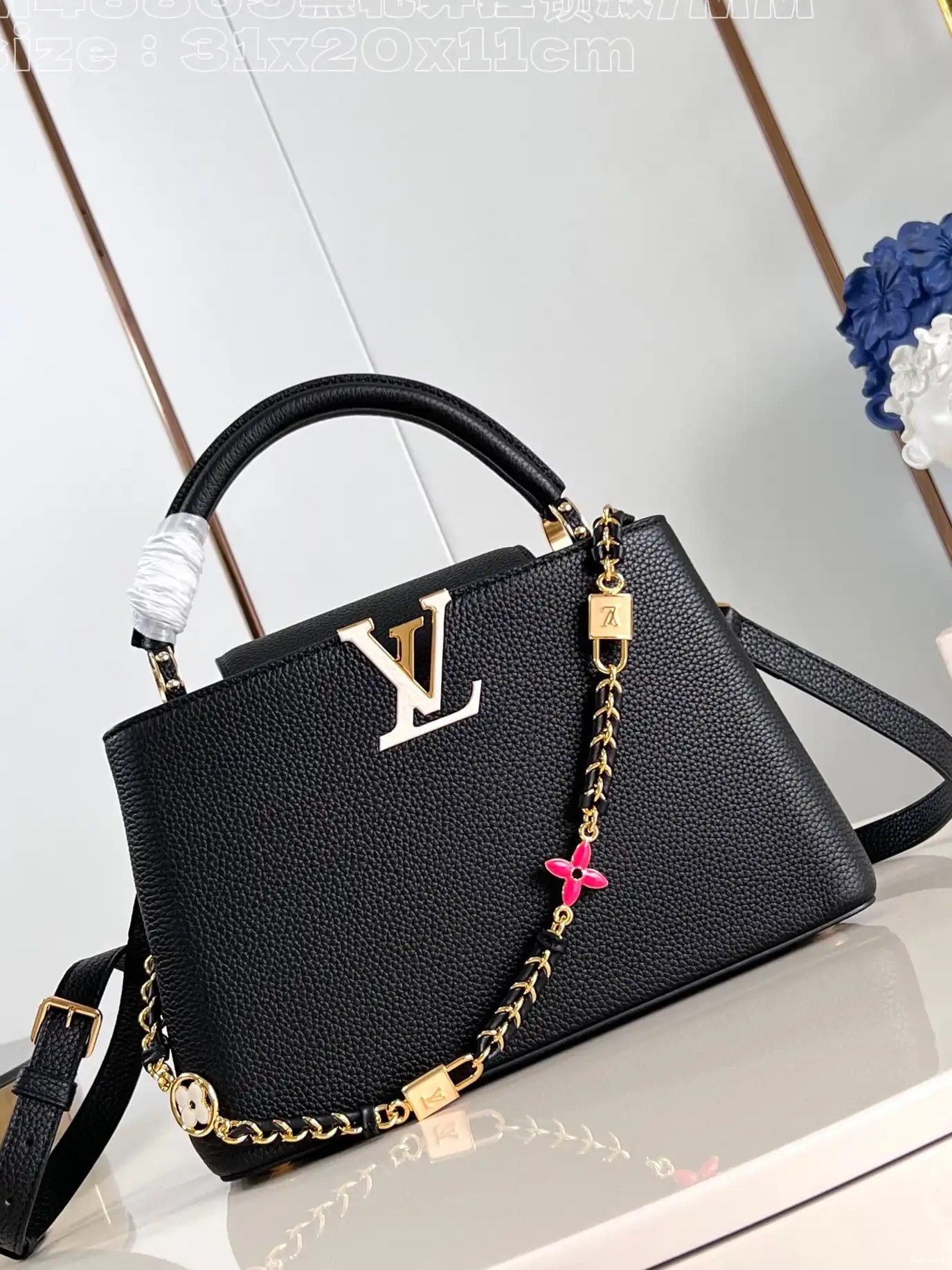 VUITTON CAPUCINES BB-31.5*20*11CM LOUIS 0323